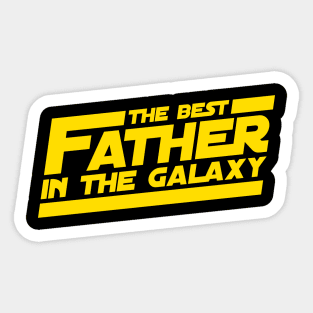 The Best Father in the Galaxy Sticker